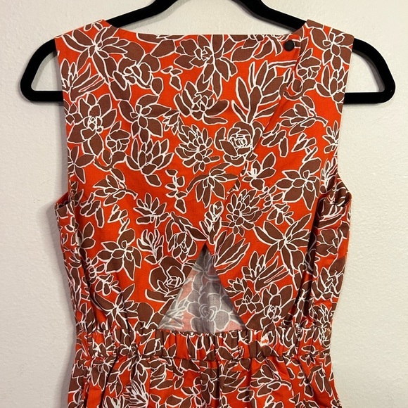 Kate Spade Saturday Cotton/ Linen Blend Floral Dress - Picture 4 of 8